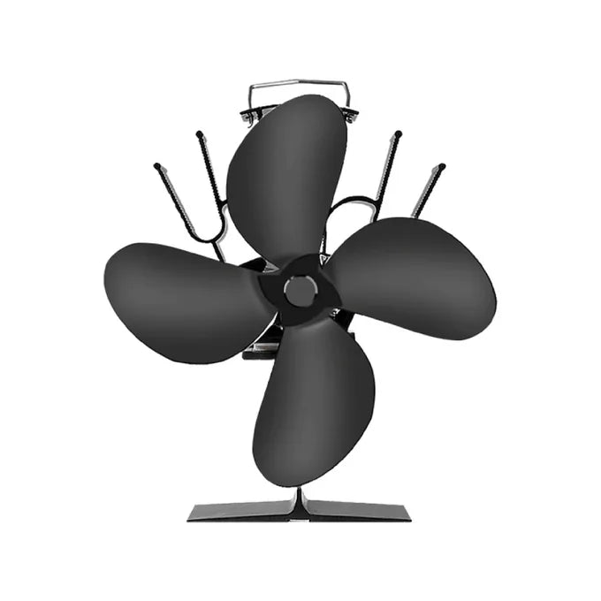 Heat-powered stove fan