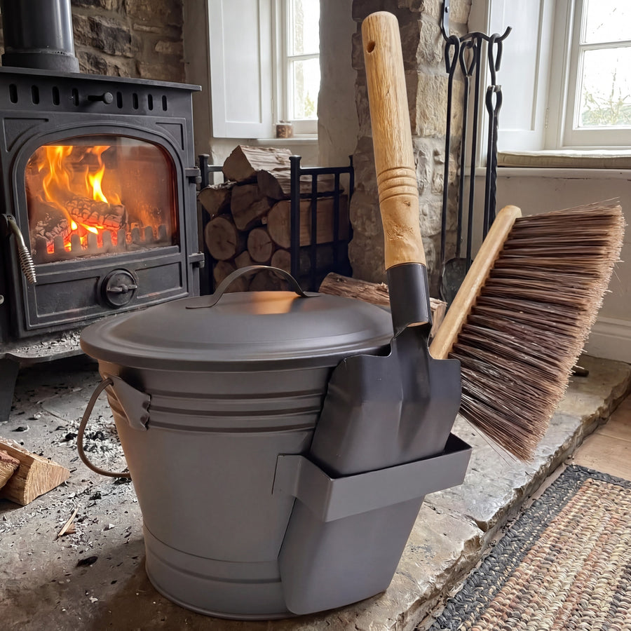 Fireplace and wood stove cleaning tool set
