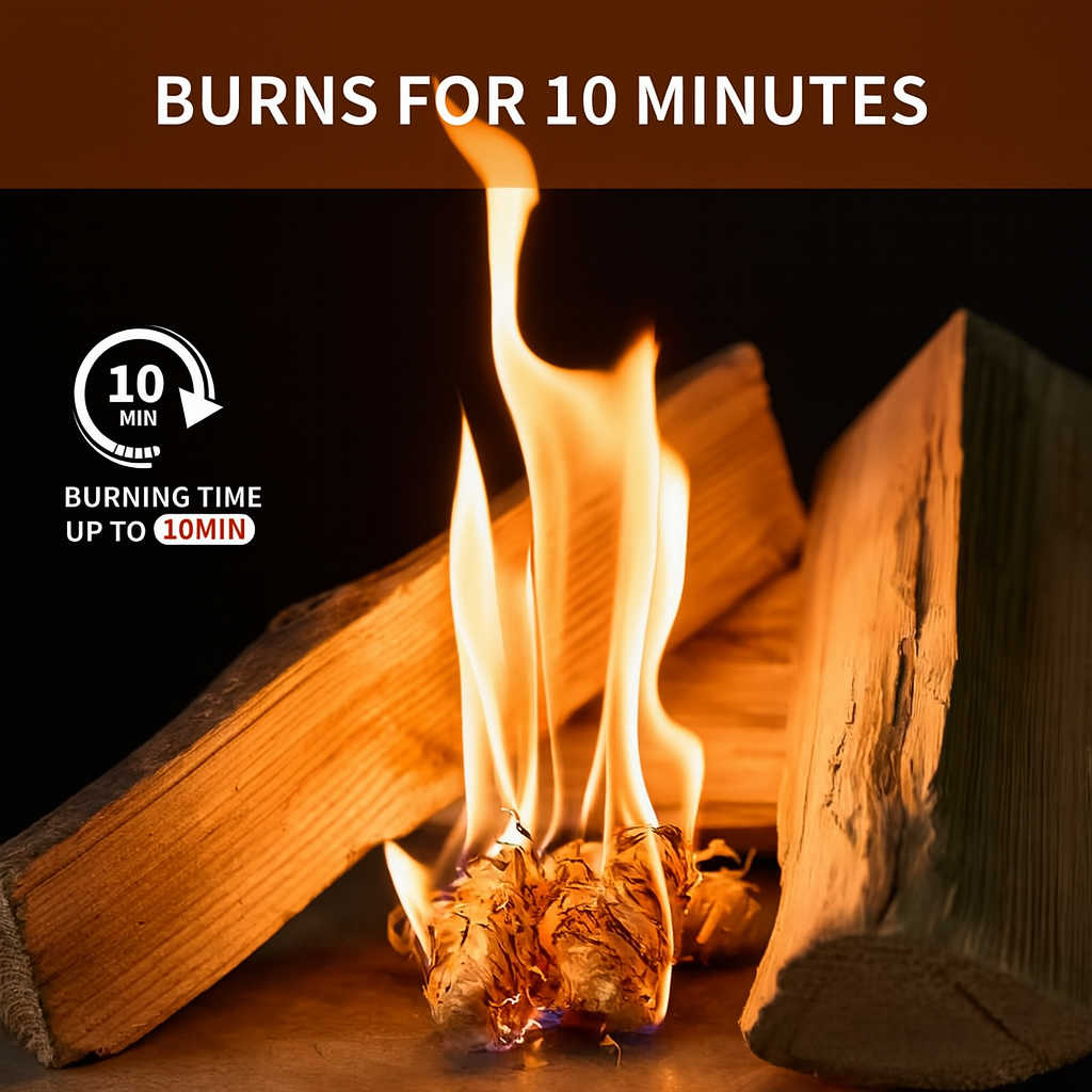 Natural Fire Starter for Wood Stoves